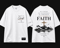 WOC Always Abounding In Faith white T-shirt front and back